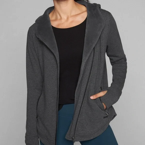 Athleta Easy Cozy Karma Jacket, Black Med - Picture 6 of 7
